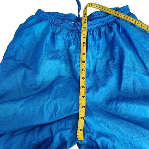 Bocoo Women Track Suit Large Blue Nylon Joggers Vintage 80s Full Zip Windbreaker - Picture 7 of 16